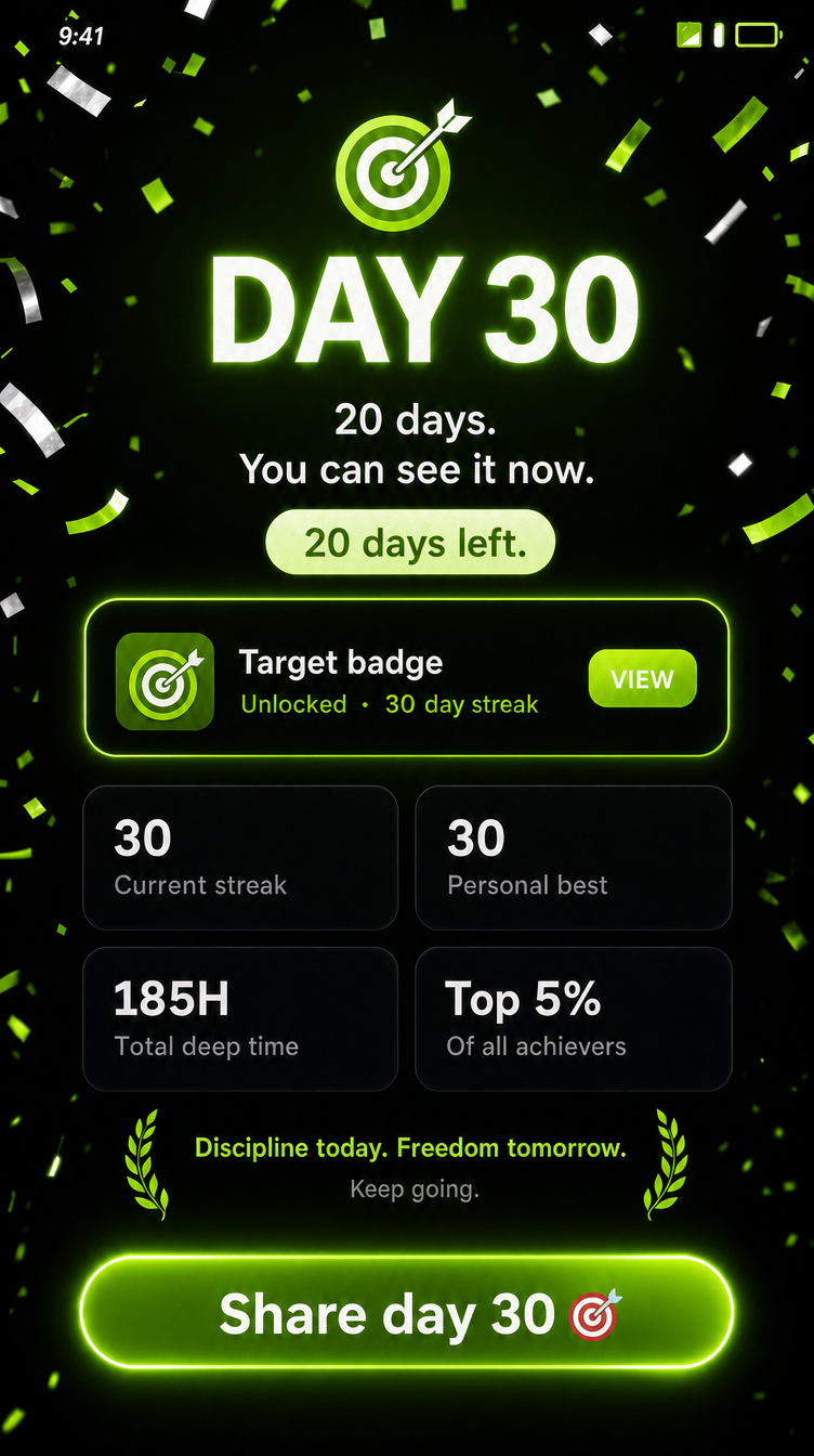 30-day streak achievement